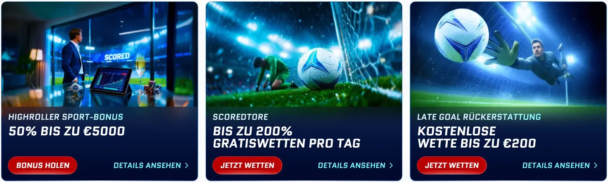 Sport Ersteinzahlungsbonus